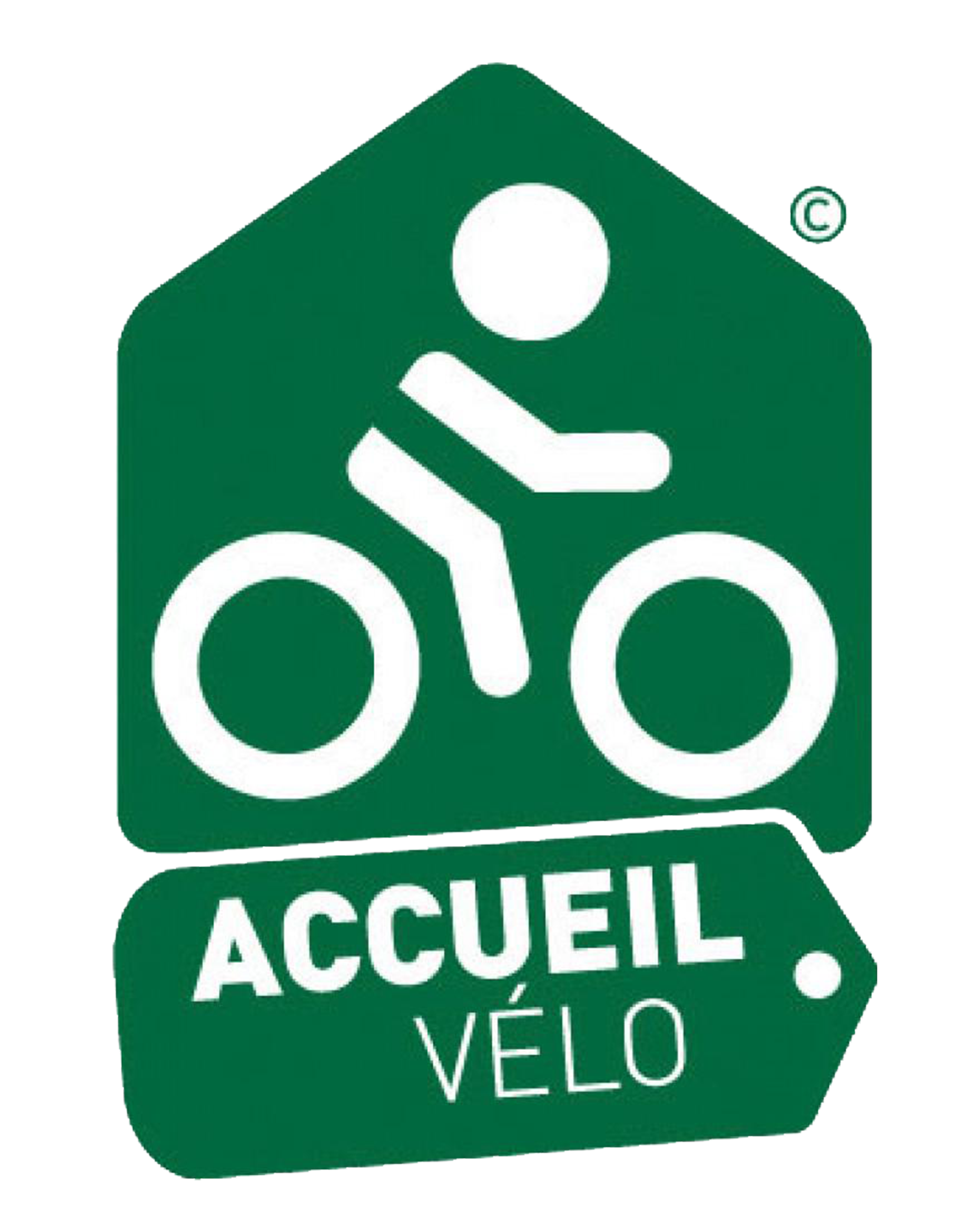 Logo de la marque accueil vélo