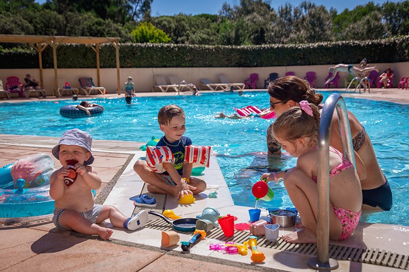 Piscine camping la Sousta 